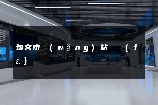 句容市網(wǎng)站開發(fā)