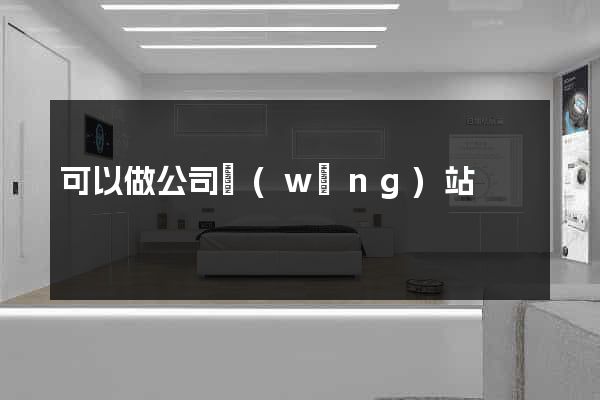 可以做公司網(wǎng)站