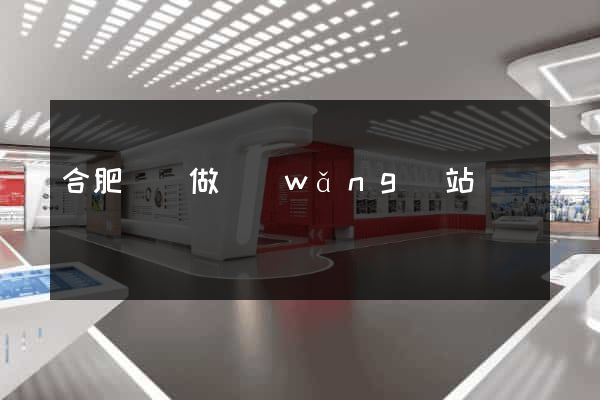 合肥專門做網(wǎng)站