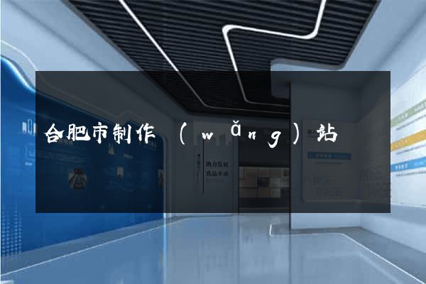 合肥市制作網(wǎng)站