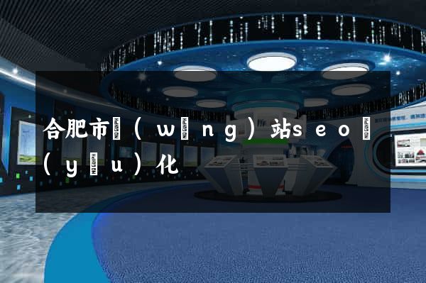 合肥市網(wǎng)站seo優(yōu)化