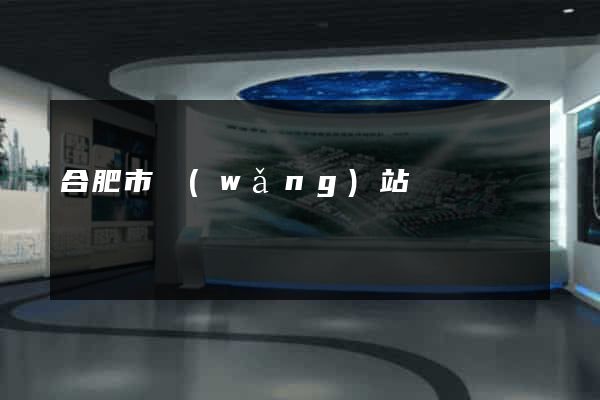 合肥市網(wǎng)站營銷