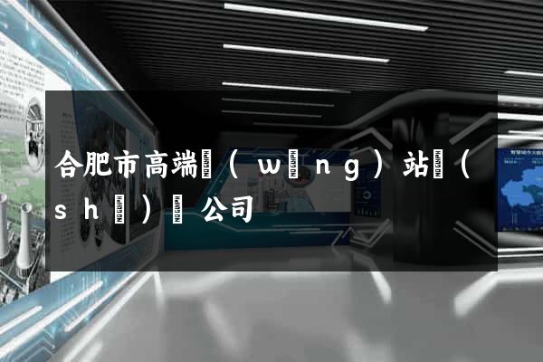 合肥市高端網(wǎng)站設(shè)計公司
