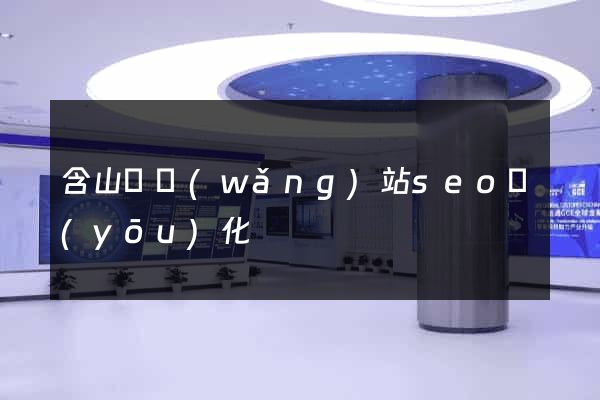 含山縣網(wǎng)站seo優(yōu)化