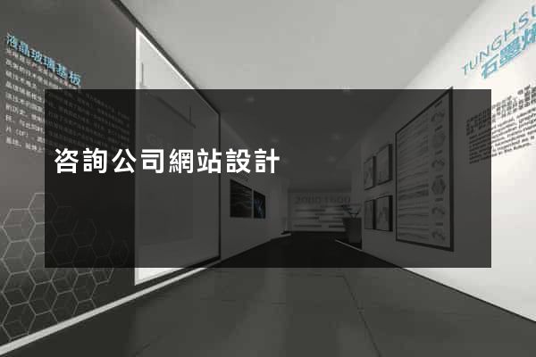 咨詢公司網站設計