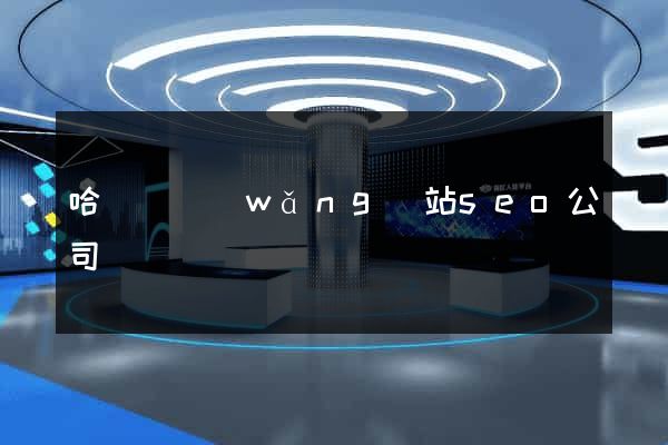 哈爾濱網(wǎng)站seo公司