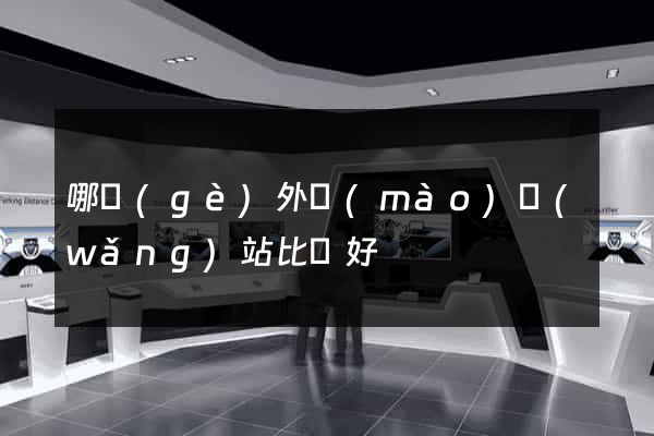 哪個(gè)外貿(mào)網(wǎng)站比較好