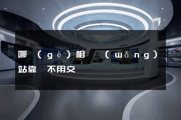 哪個(gè)相親網(wǎng)站靠譜不用交錢