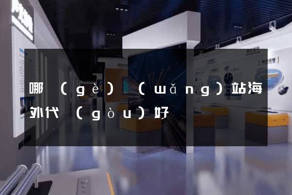 哪個(gè)網(wǎng)站海外代購(gòu)好