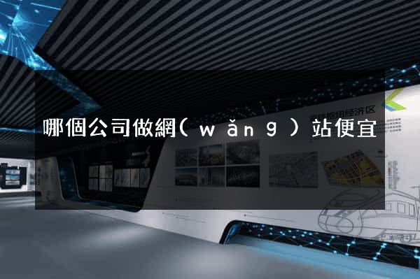 哪個公司做網(wǎng)站便宜