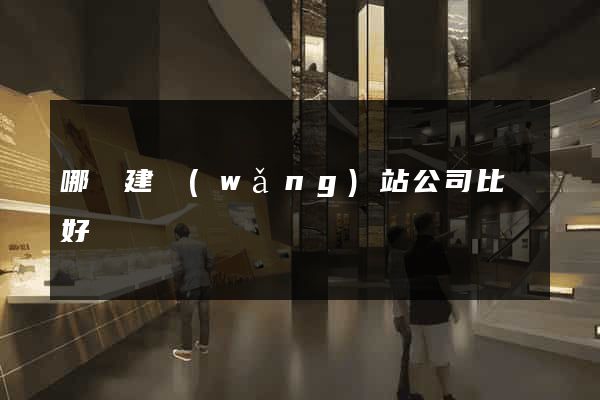 哪個建網(wǎng)站公司比較好