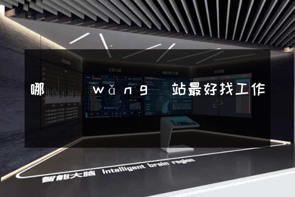 哪個網(wǎng)站最好找工作