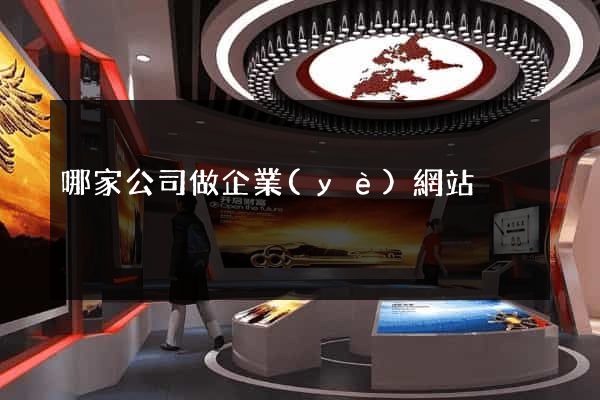 哪家公司做企業(yè)網站