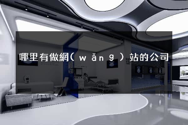 哪里有做網(wǎng)站的公司