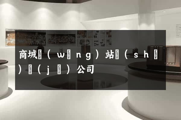 商城網(wǎng)站設(shè)計(jì)公司