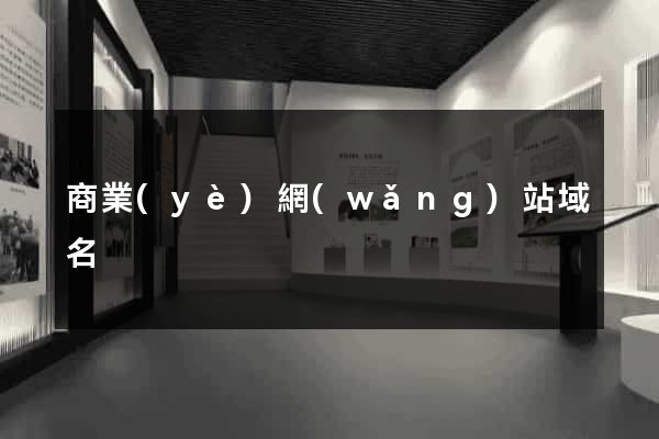 商業(yè)網(wǎng)站域名
