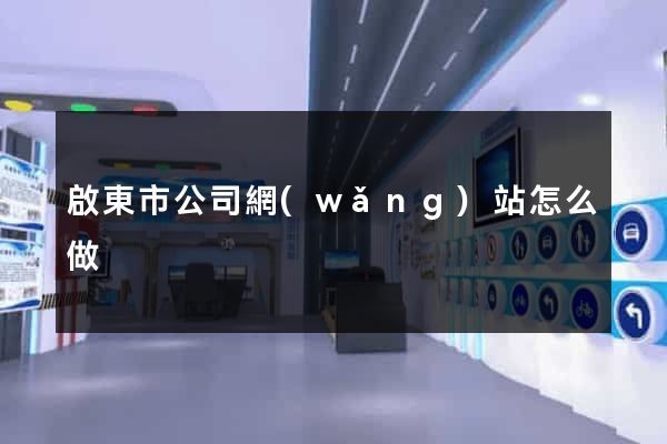 啟東市公司網(wǎng)站怎么做