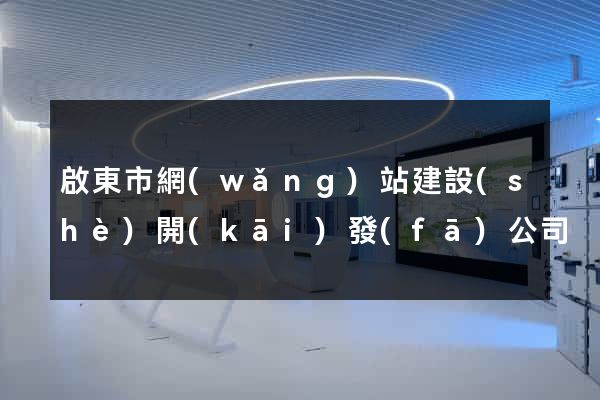 啟東市網(wǎng)站建設(shè)開(kāi)發(fā)公司
