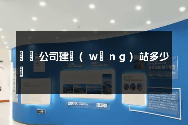 壽縣公司建網(wǎng)站多少錢
