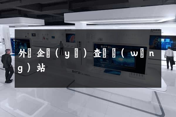 外國企業(yè)查詢網(wǎng)站