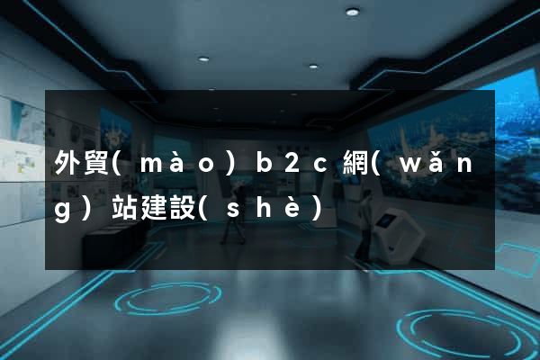 外貿(mào)b2c網(wǎng)站建設(shè)
