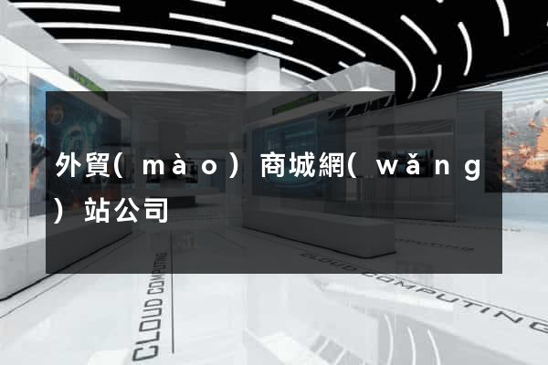 外貿(mào)商城網(wǎng)站公司