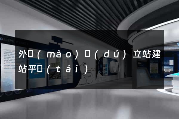 外貿(mào)獨(dú)立站建站平臺(tái)