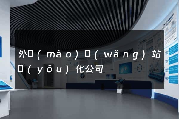 外貿(mào)網(wǎng)站優(yōu)化公司
