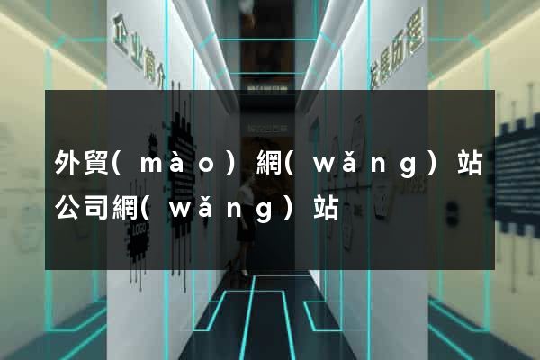 外貿(mào)網(wǎng)站公司網(wǎng)站