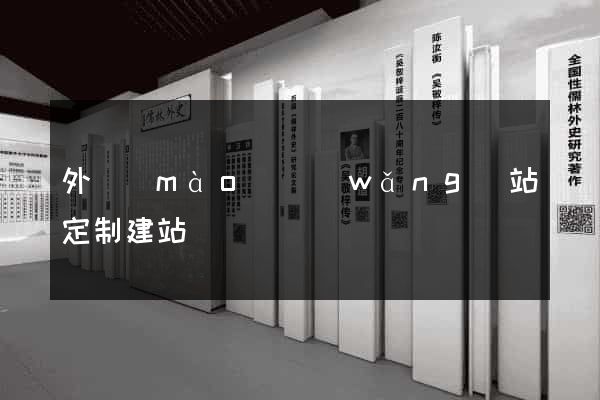 外貿(mào)網(wǎng)站定制建站