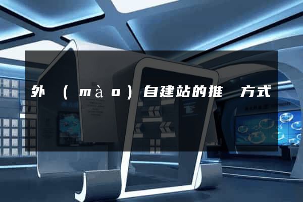 外貿(mào)自建站的推廣方式