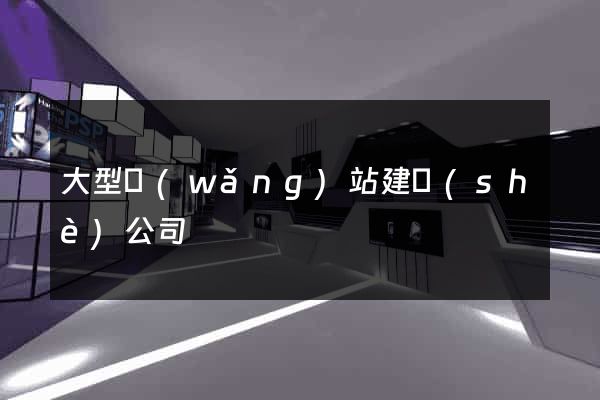 大型網(wǎng)站建設(shè)公司