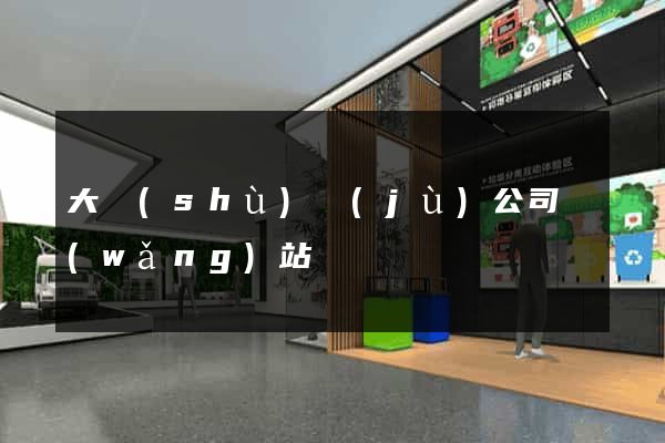 大數(shù)據(jù)公司網(wǎng)站