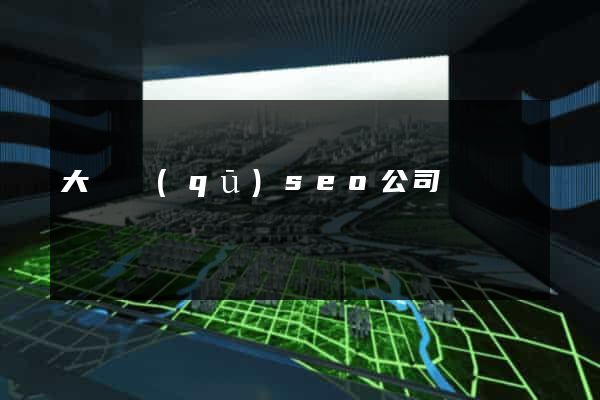 大觀區(qū)seo公司