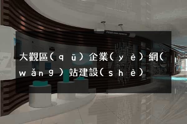 大觀區(qū)企業(yè)網(wǎng)站建設(shè)