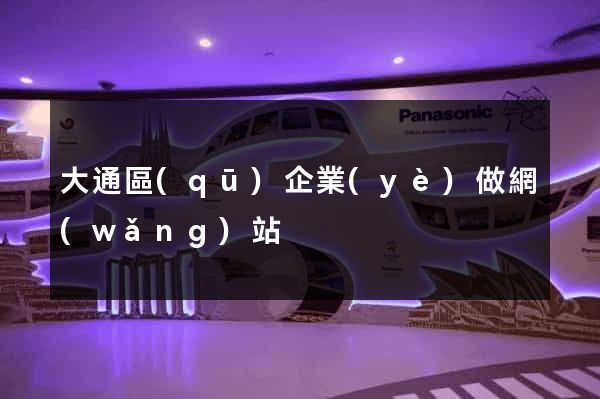 大通區(qū)企業(yè)做網(wǎng)站
