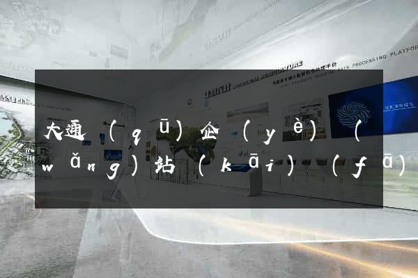 大通區(qū)企業(yè)網(wǎng)站開(kāi)發(fā)