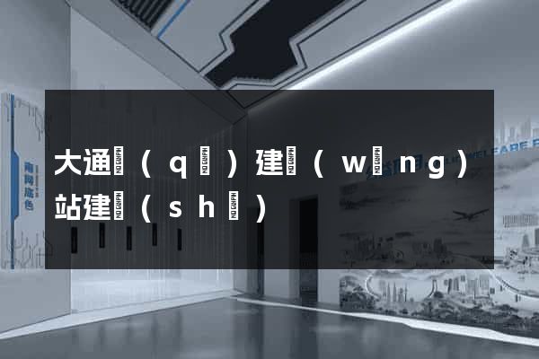 大通區(qū)建網(wǎng)站建設(shè)