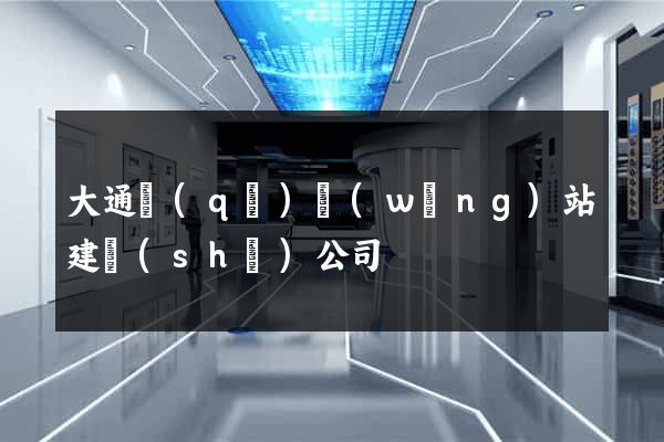 大通區(qū)網(wǎng)站建設(shè)公司