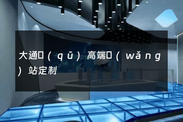 大通區(qū)高端網(wǎng)站定制