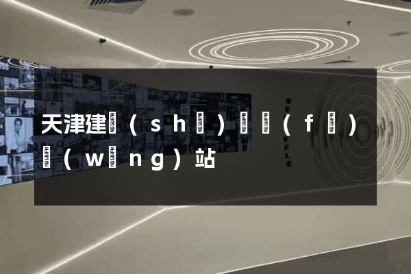 天津建設(shè)開發(fā)網(wǎng)站