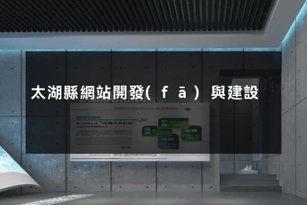 太湖縣網站開發(fā)與建設
