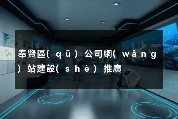 奉賢區(qū)公司網(wǎng)站建設(shè)推廣