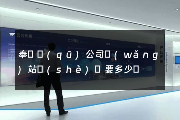 奉賢區(qū)公司網(wǎng)站設(shè)計要多少錢