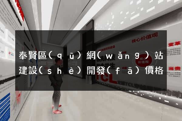 奉賢區(qū)網(wǎng)站建設(shè)開發(fā)價格