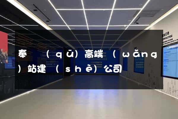 奉賢區(qū)高端網(wǎng)站建設(shè)公司