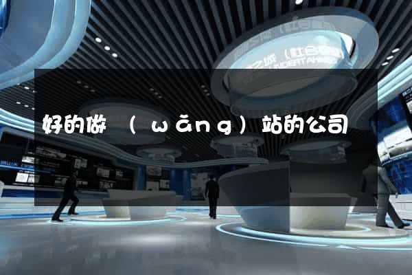 好的做網(wǎng)站的公司