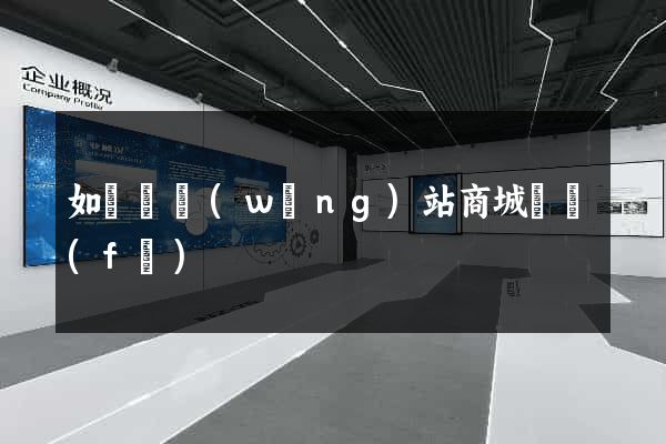 如東縣網(wǎng)站商城開發(fā)