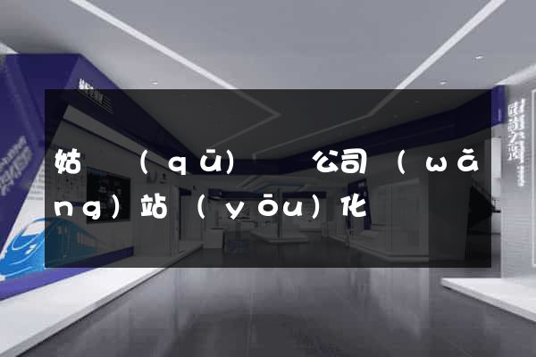 姑蘇區(qū)設計公司網(wǎng)站優(yōu)化
