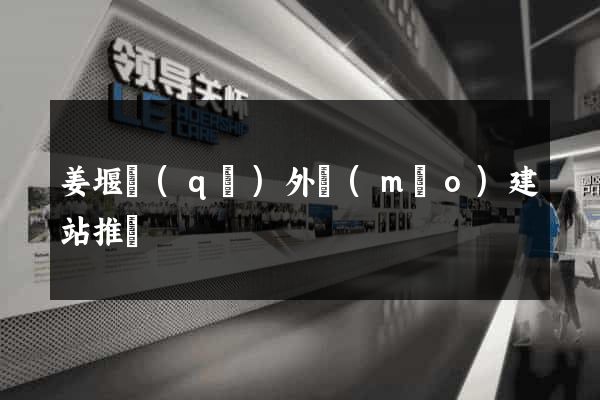 姜堰區(qū)外貿(mào)建站推廣